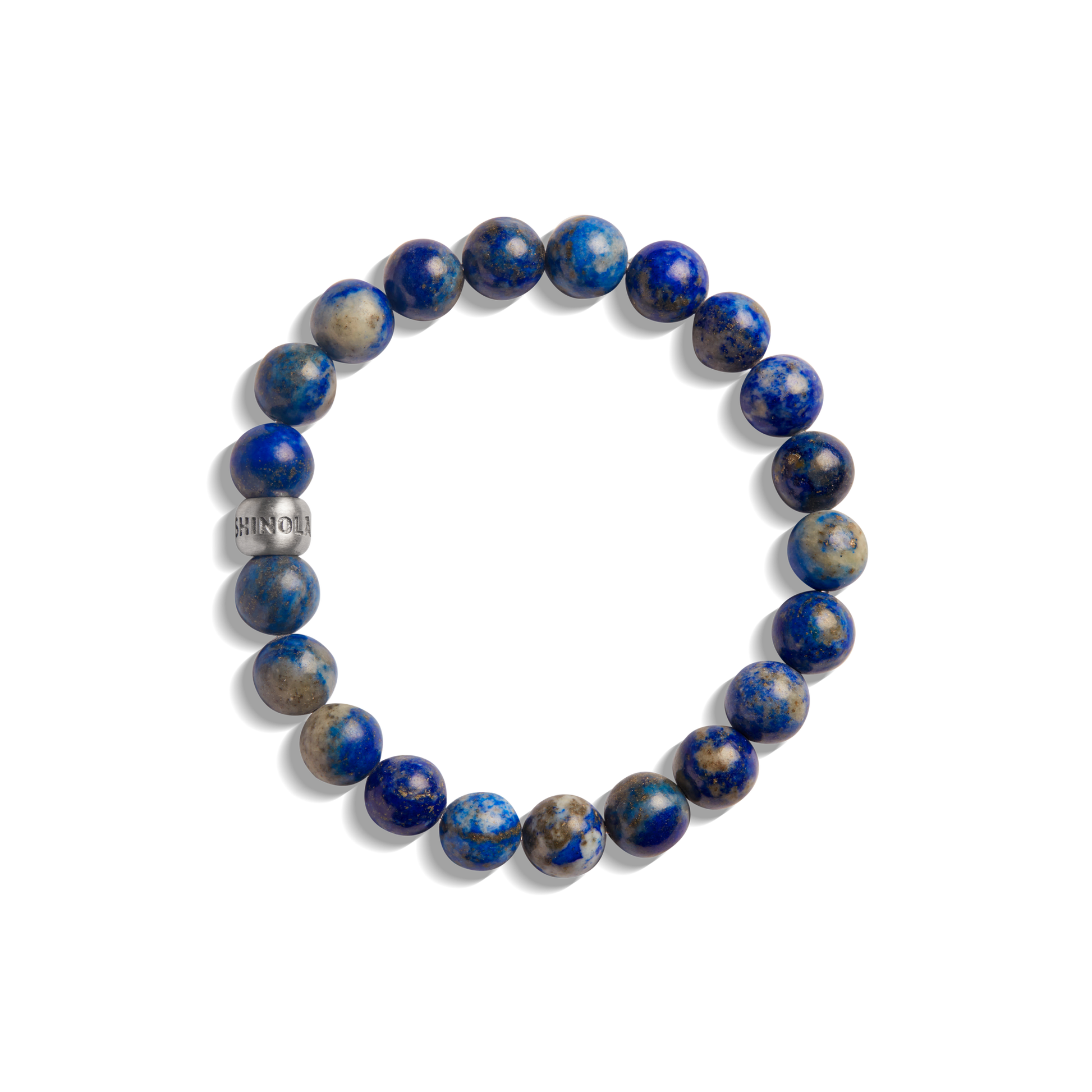 8mm Beaded Lapis Bracelet - Lapis