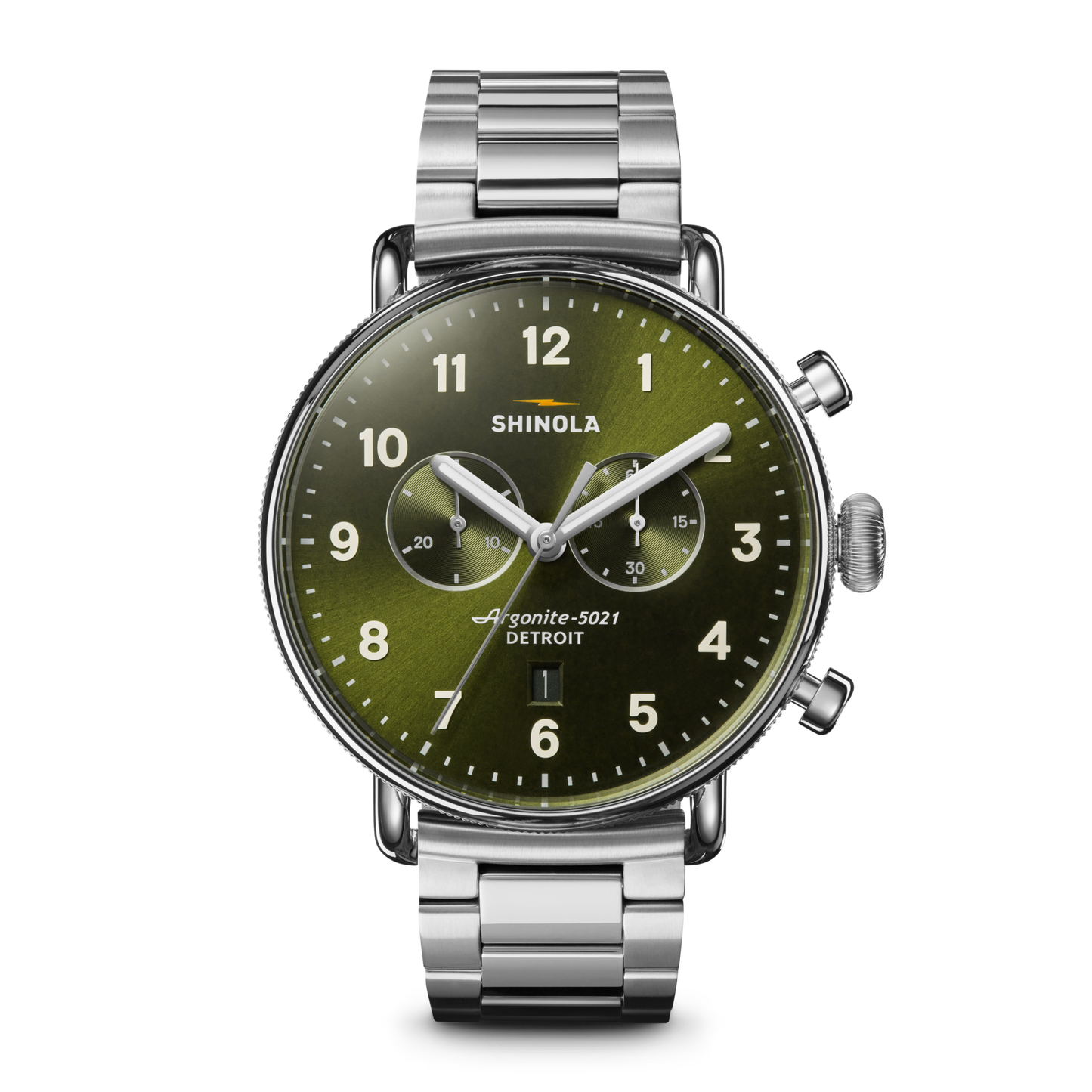 Canfield Chronograph Watch - Dark Olive