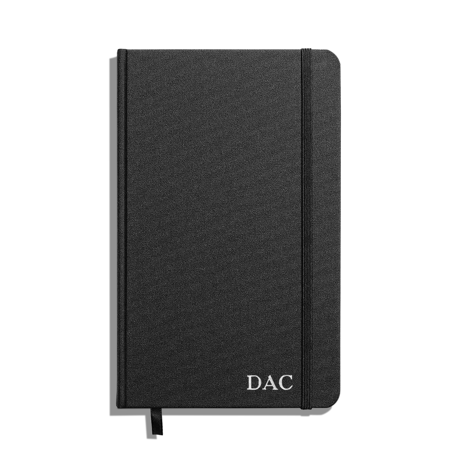 Medium Hard Plain Journal - Black