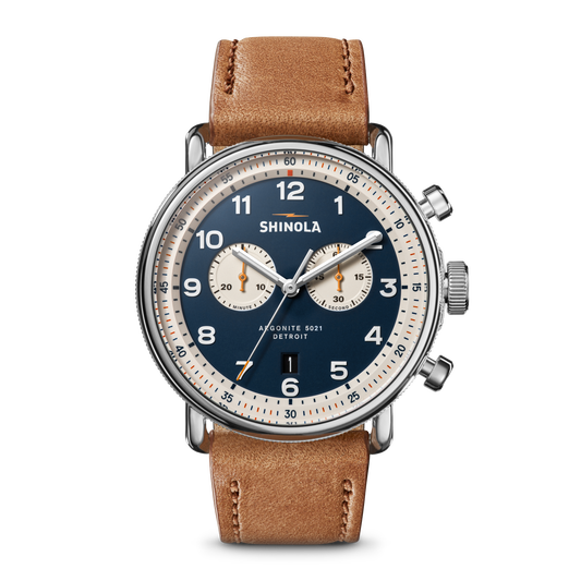 Canfield C56 Chronograph Watch - Continental Blue