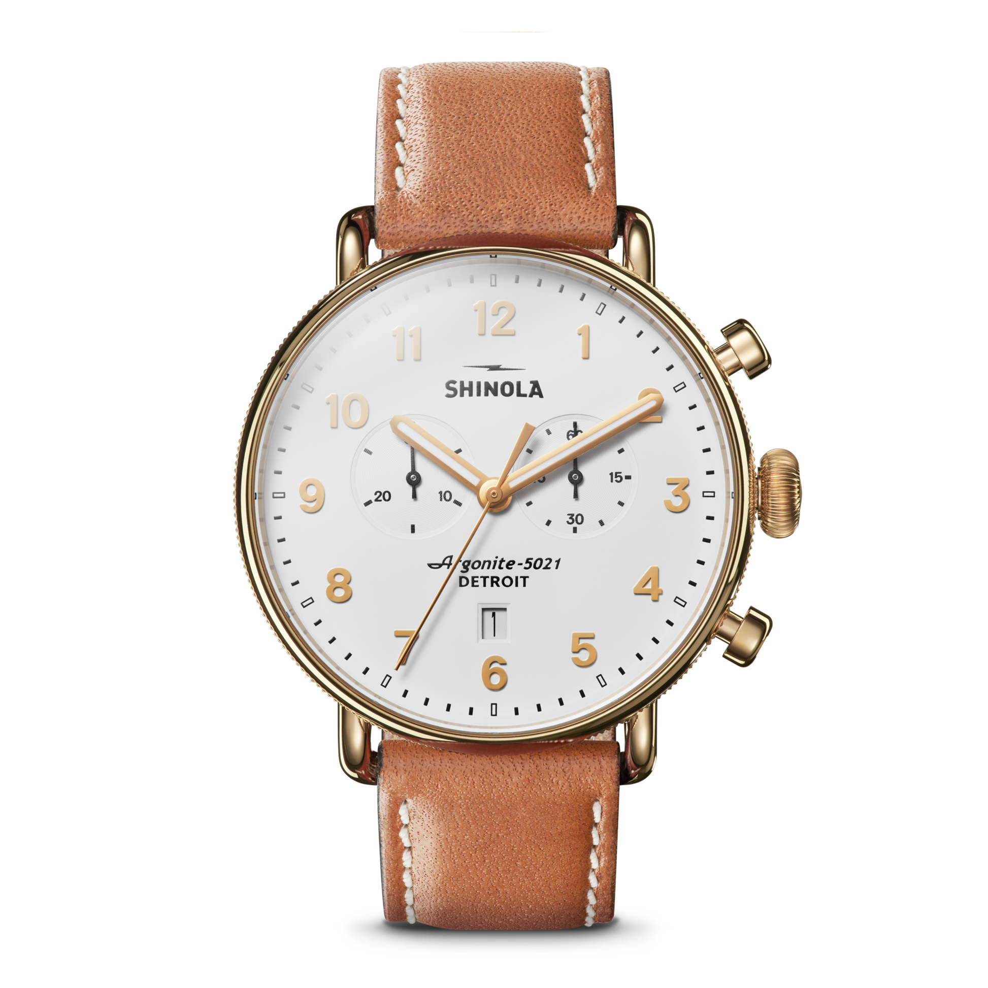 Canfield Chronograph Watch - White