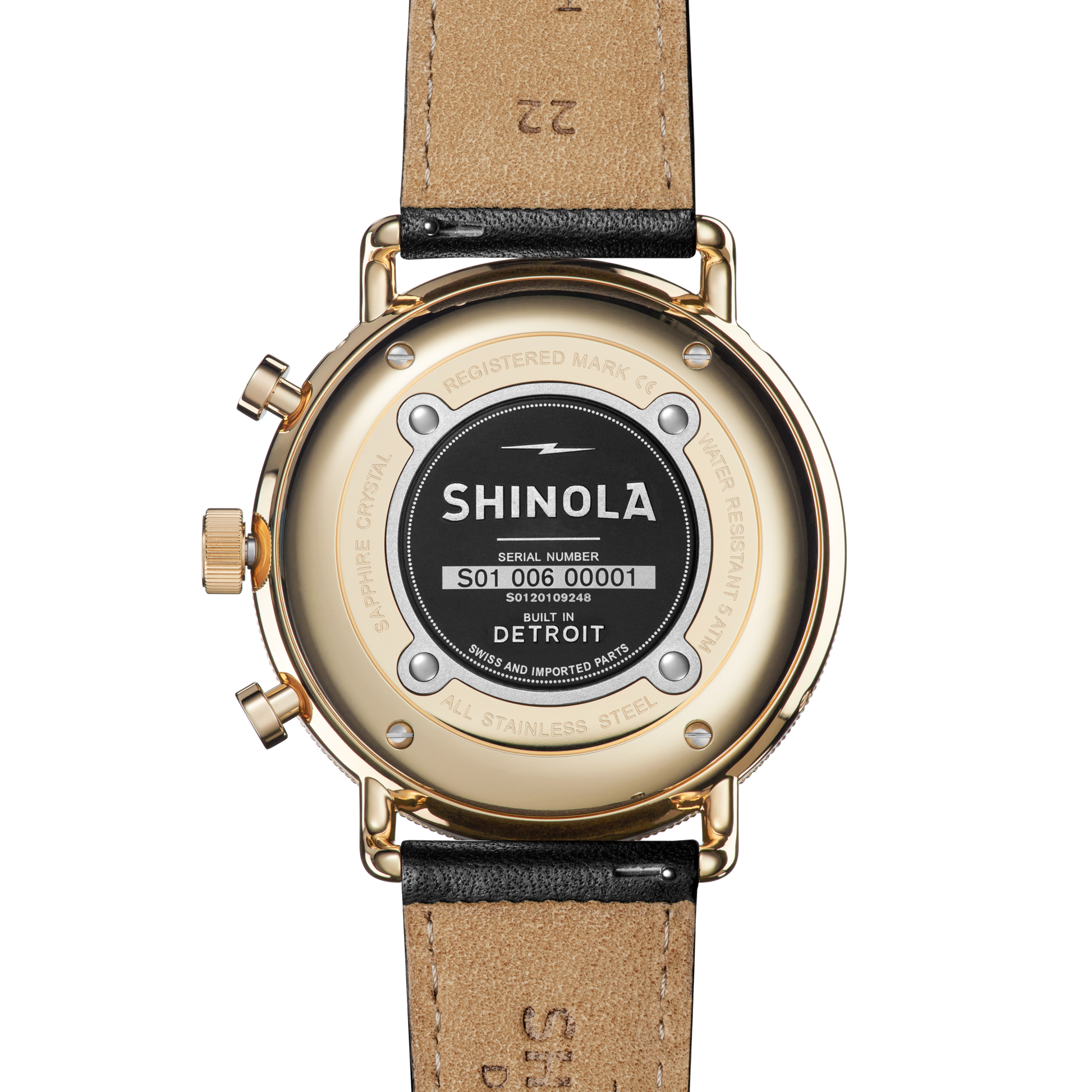 Canfield Sport Chronograph Watch - Matte Black