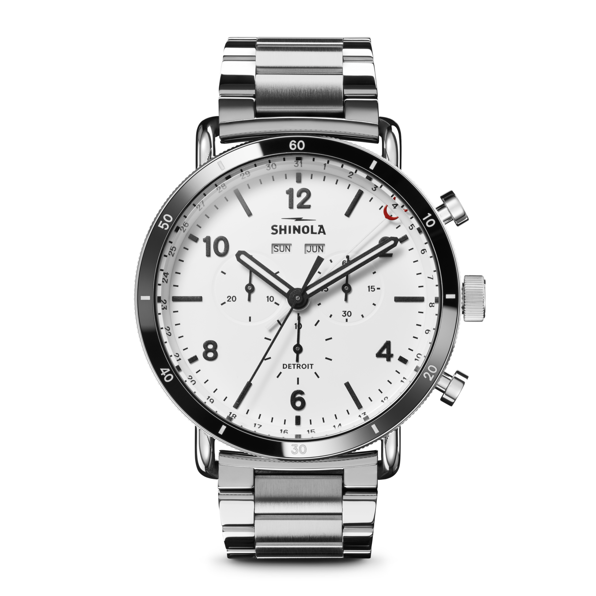 Canfield Sport Chronograph Watch - White