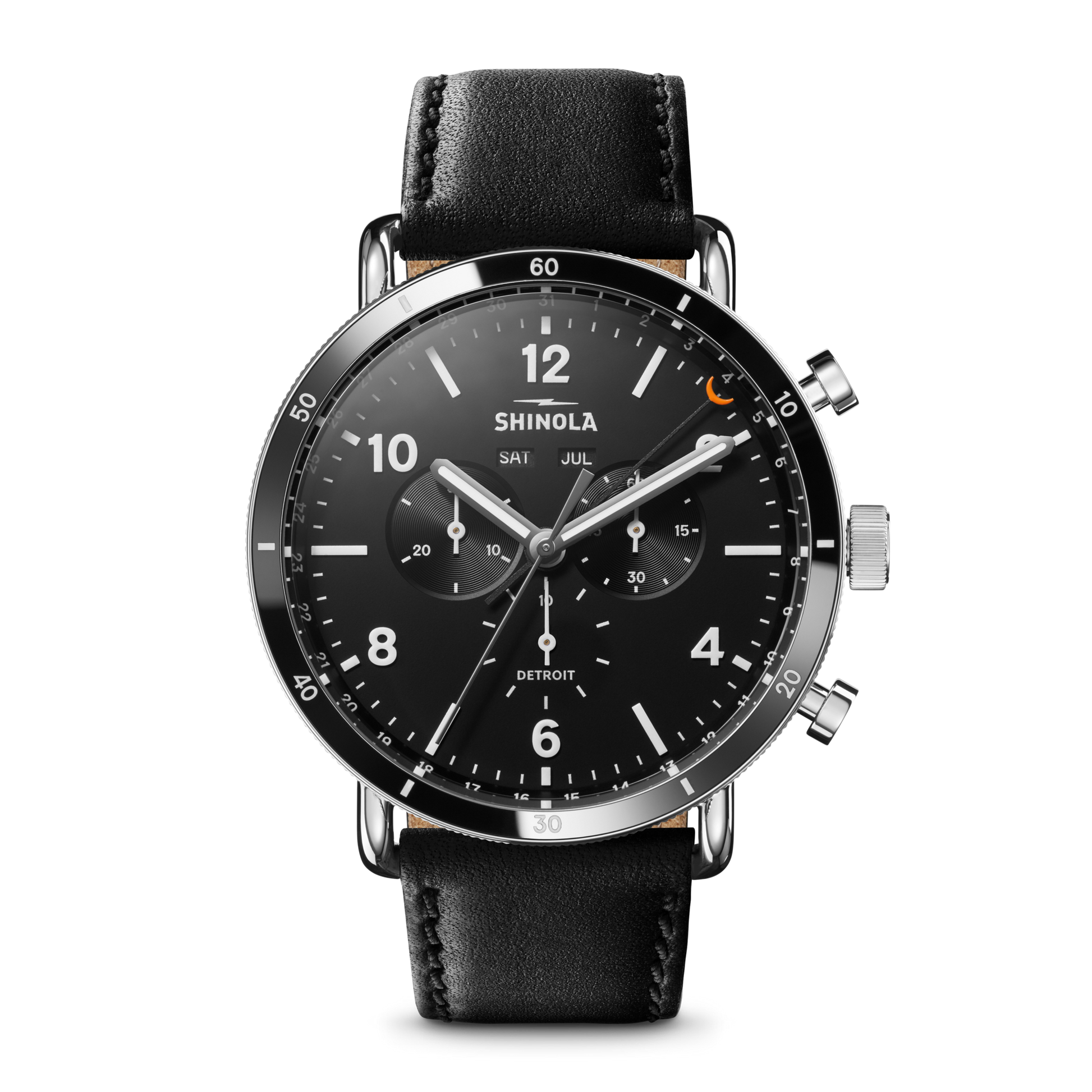 Canfield Sport Chronograph Watch - Matte Black