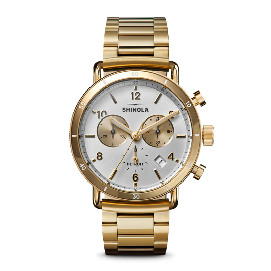 Canfield Sport Chronograph Watch - Silver