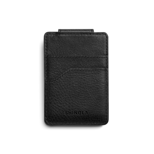 Magnetic Money Clip Card Holder - Black