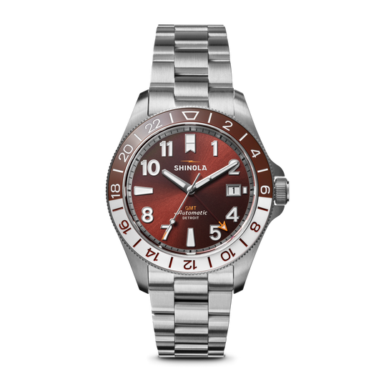 Monster GMT Automatic Watch - Whiskey
