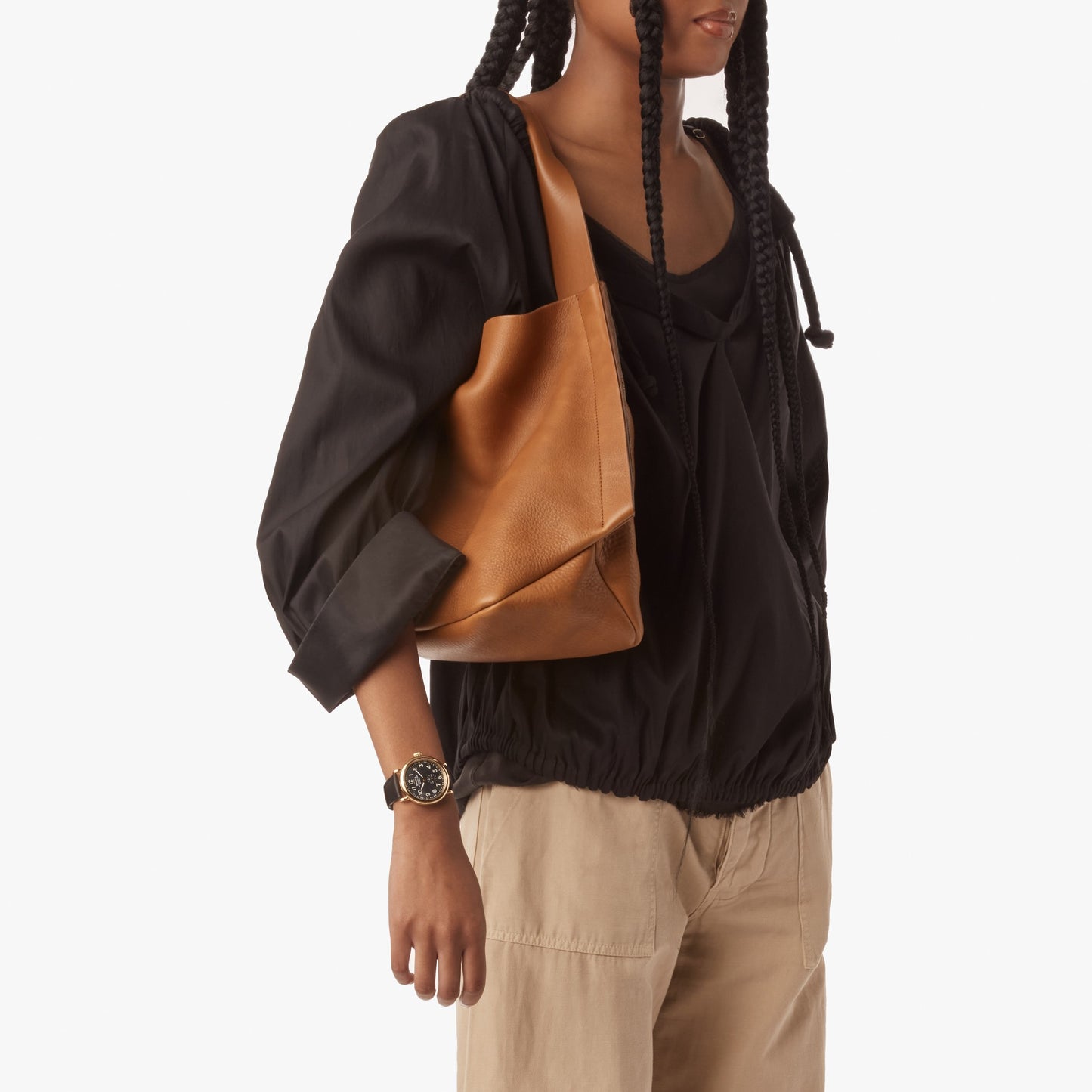 Derby Shoulder Bag - Tan