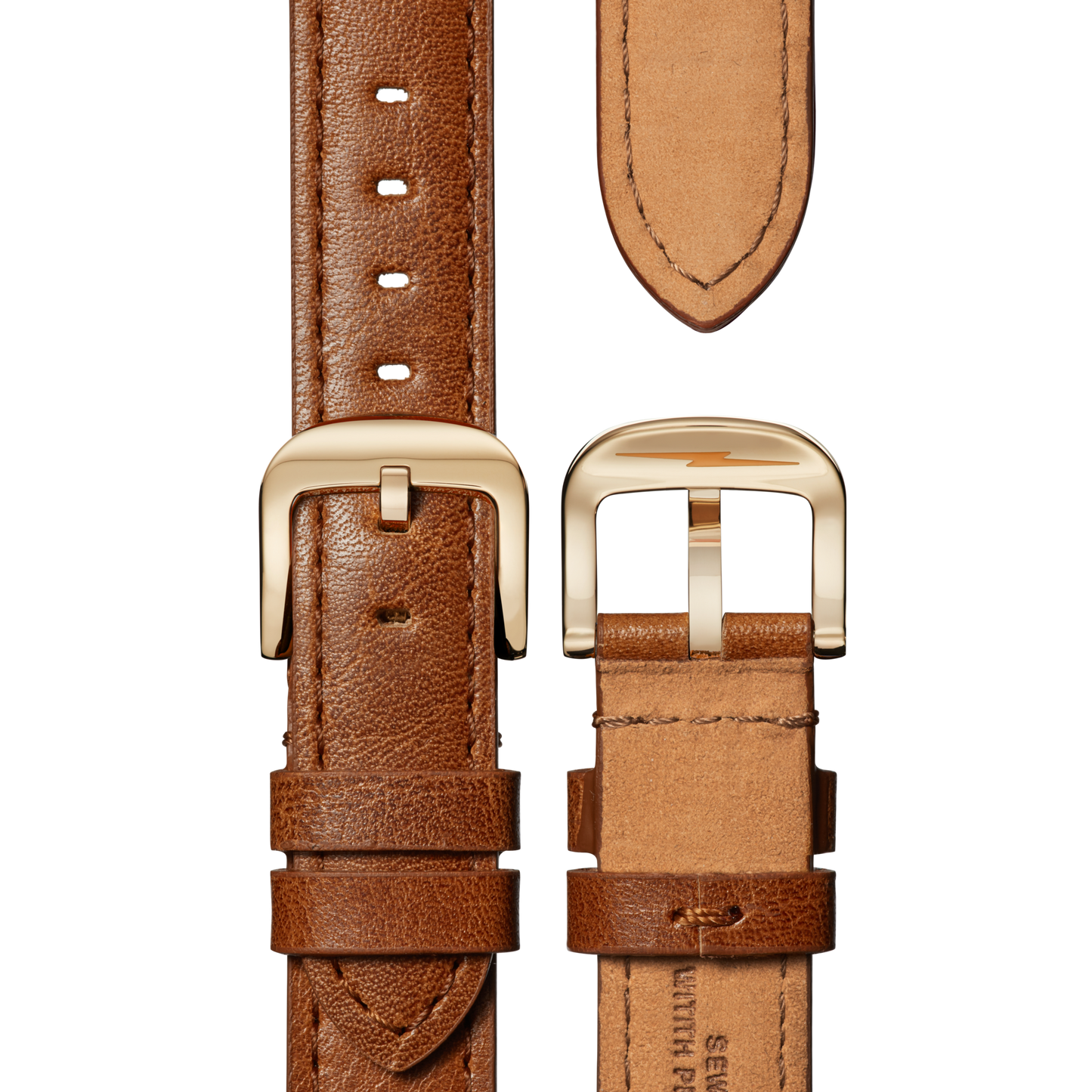 Canfield Watch 38mm -  MOP Tan Leather Strap