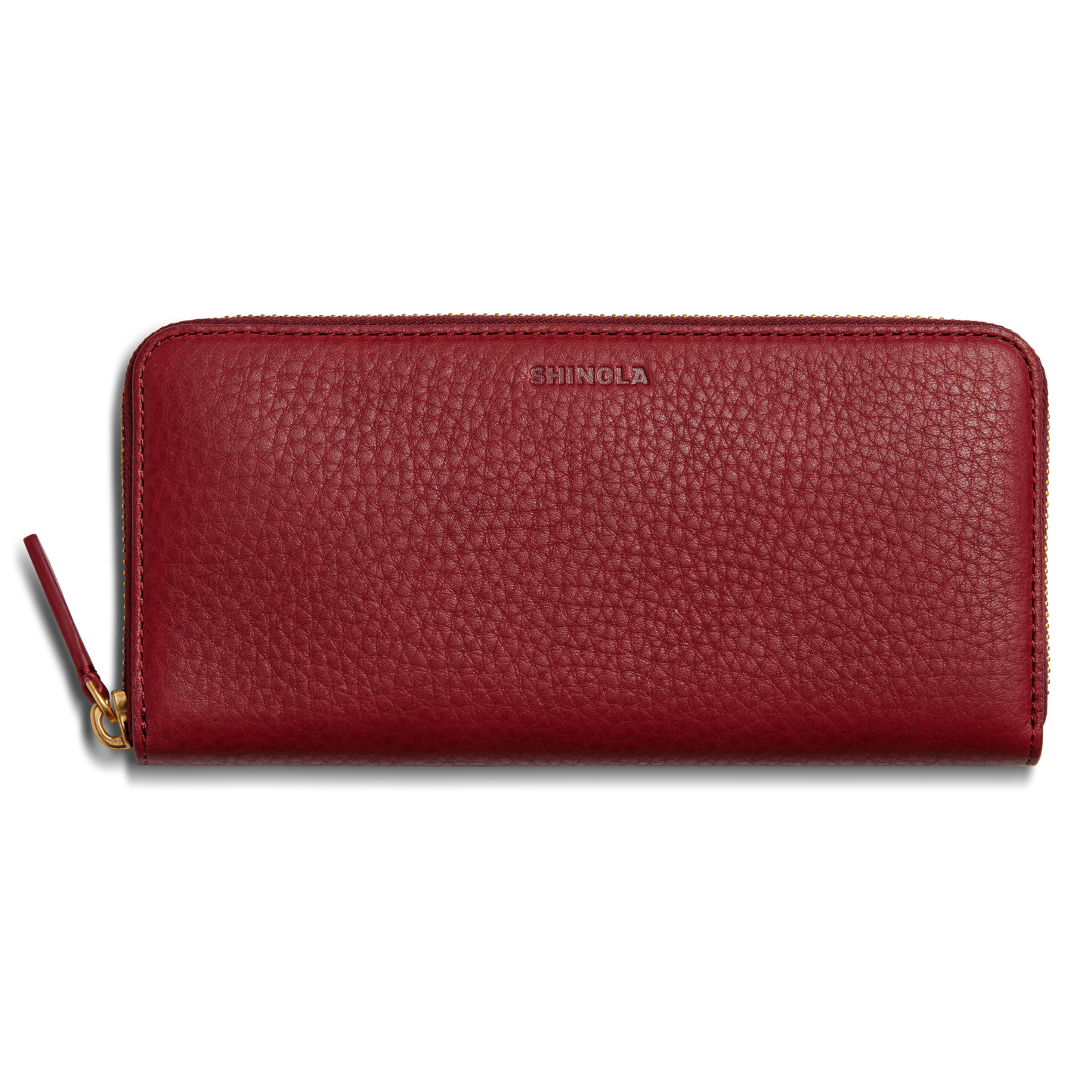 Continental Zip Wallet - Ruby