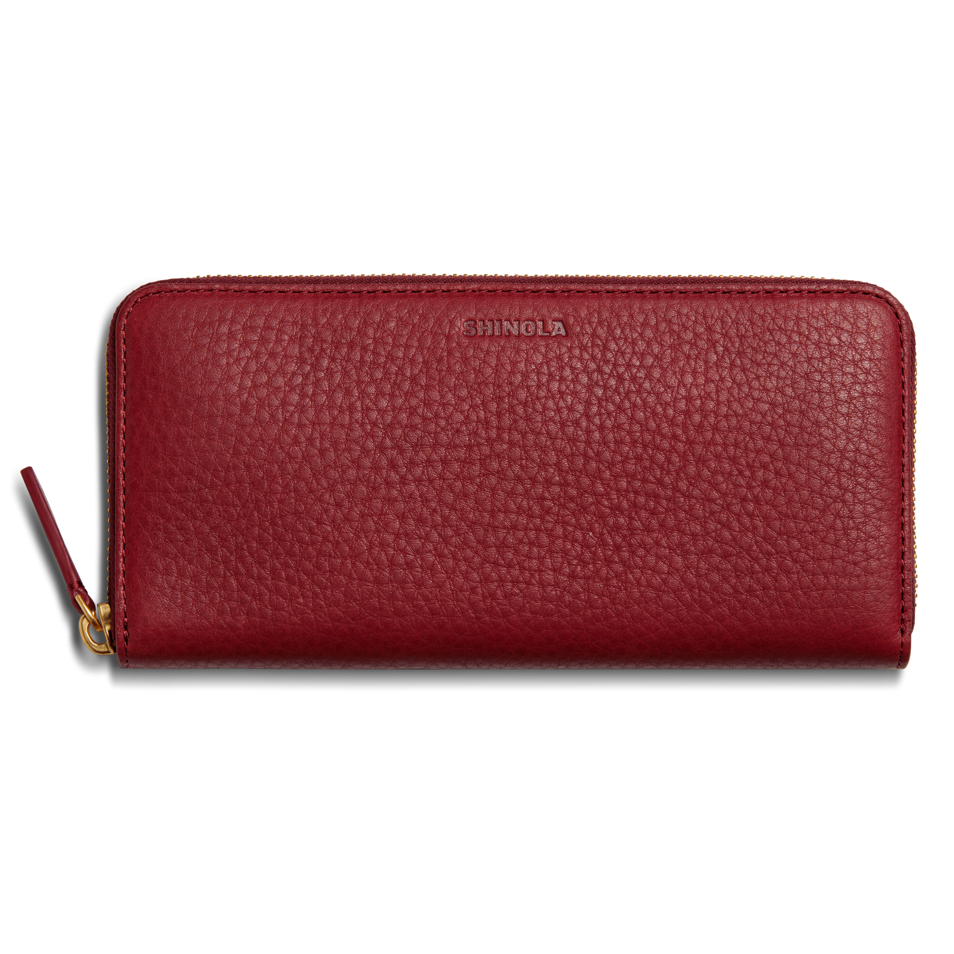 Continental Zip Wallet - Ruby
