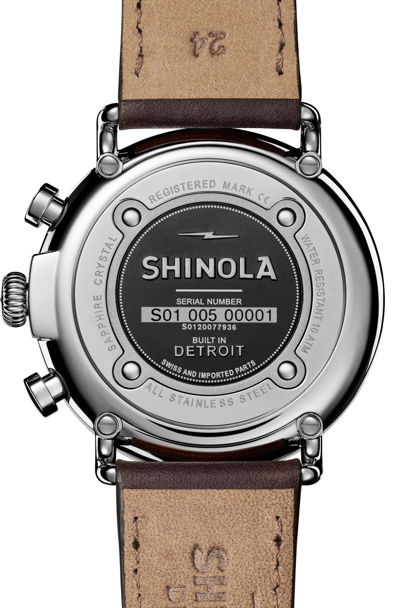 Runwell Chronograph Watch - Silver