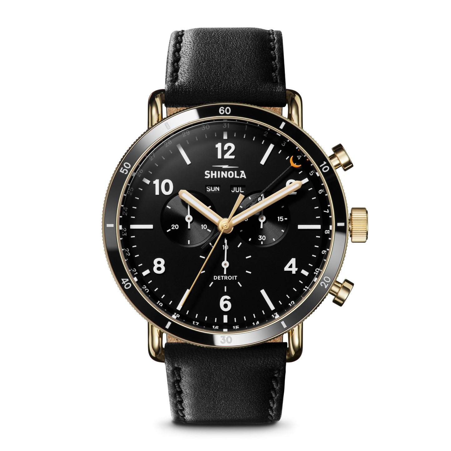 Canfield Sport Chronograph Watch - Matte Black