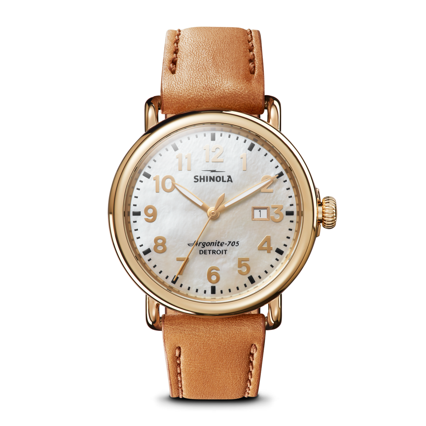 Runwell Date Watch - White