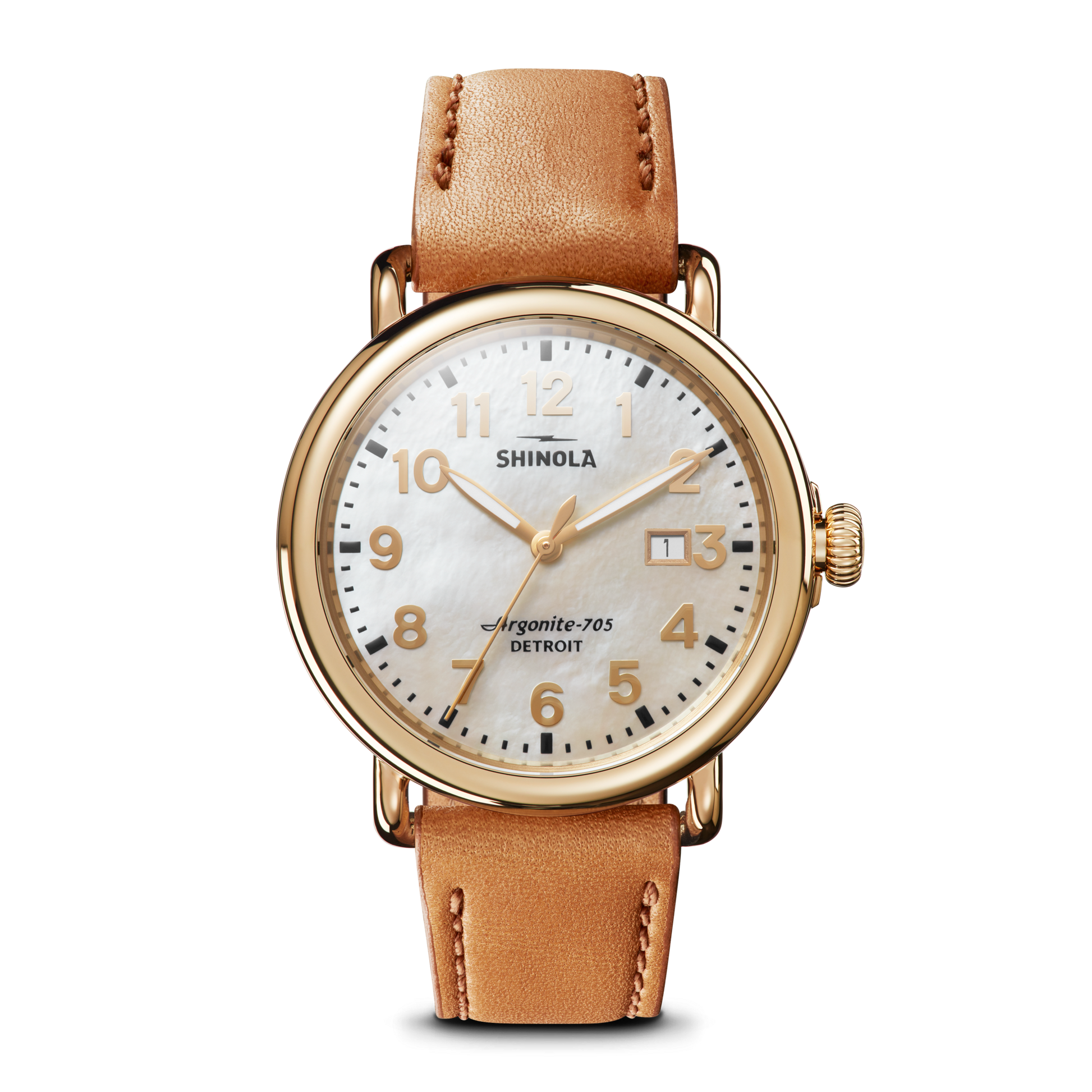 Runwell Date Watch - White