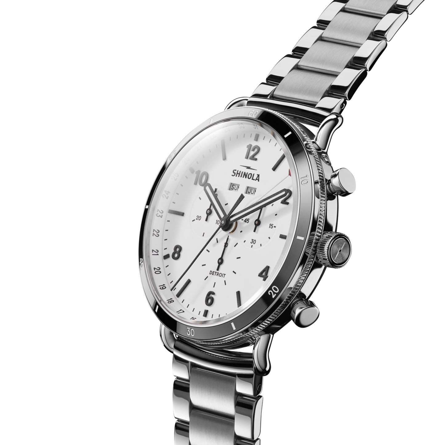 Canfield Sport Chronograph Watch - White