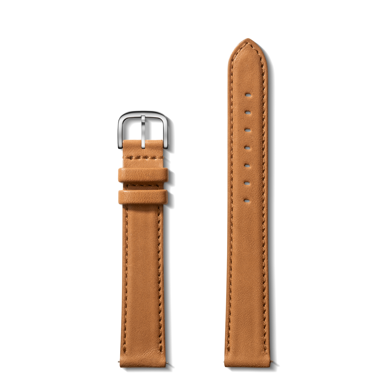 18mm Bourbon Leather Watch Strap - Extra Long - Bourbon