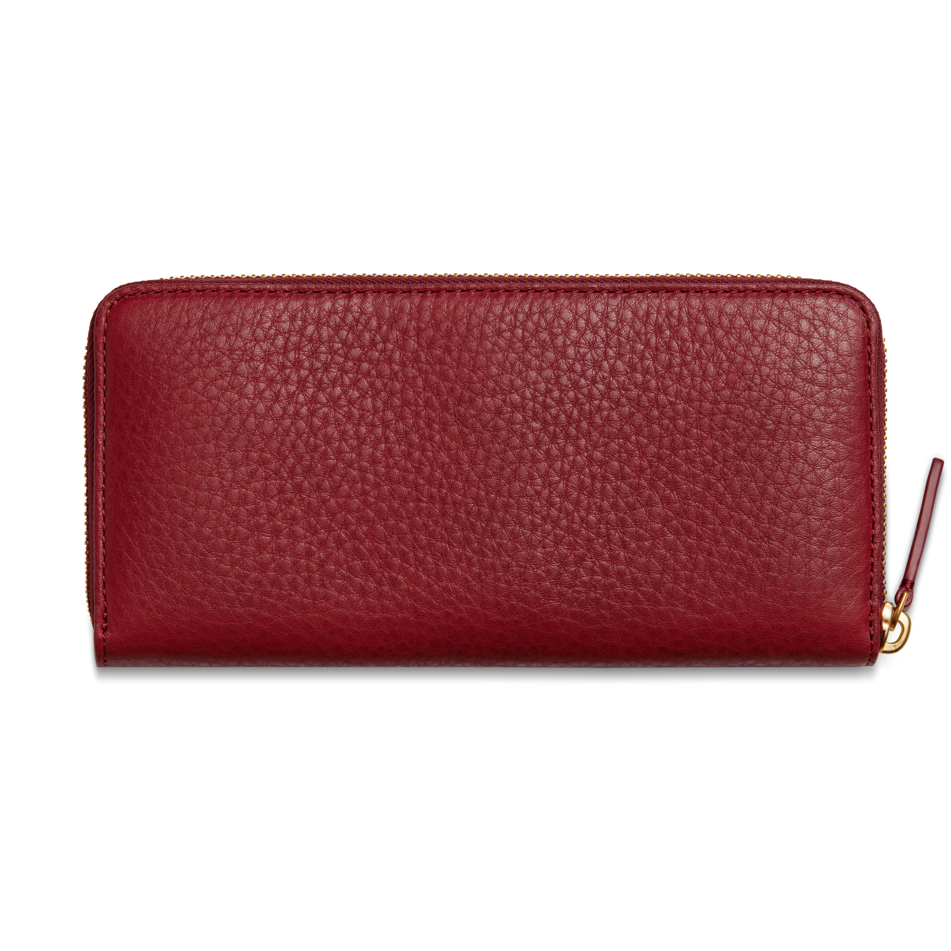 Continental Zip Wallet - Ruby