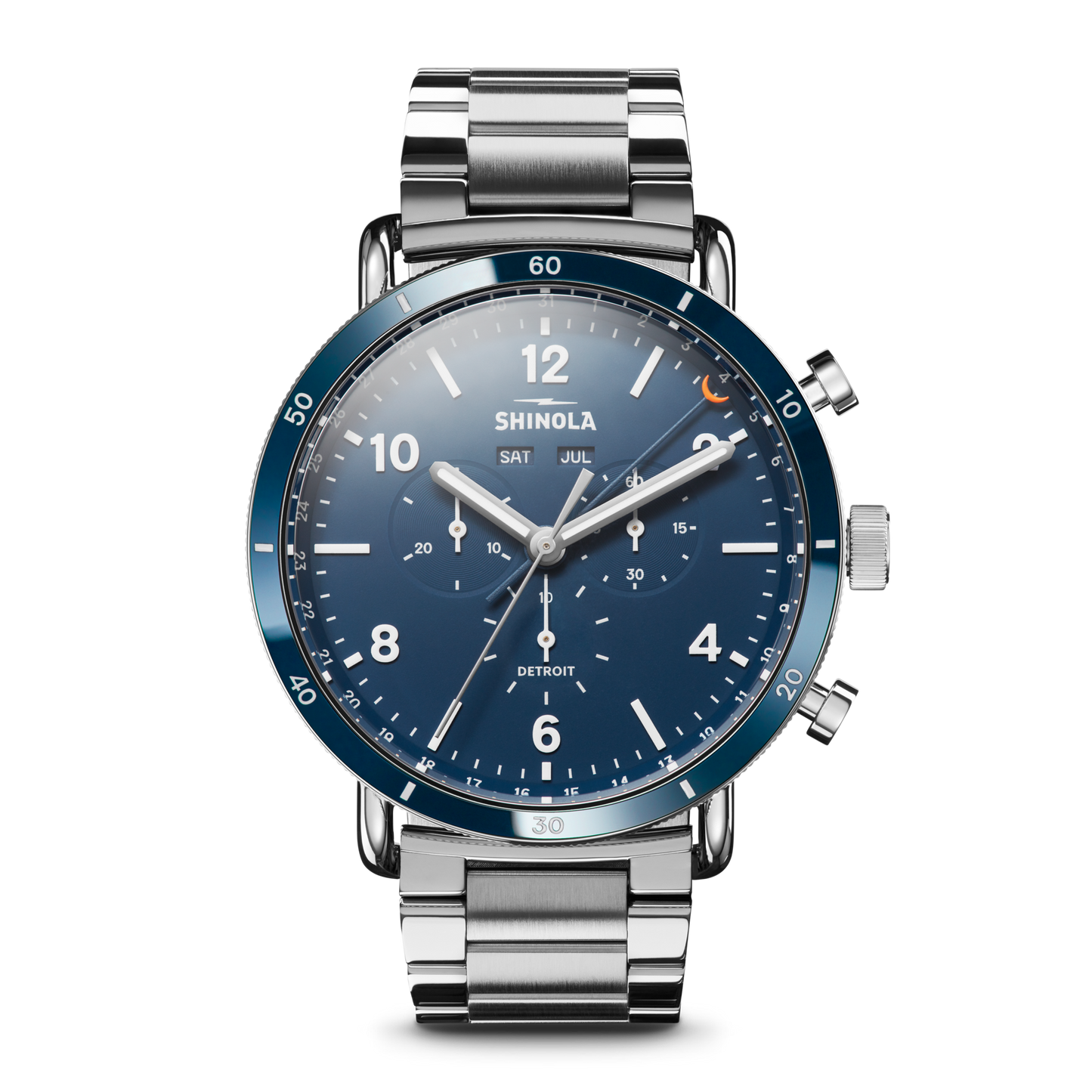 Canfield Sport Chronograph Watch - Midnight Blue