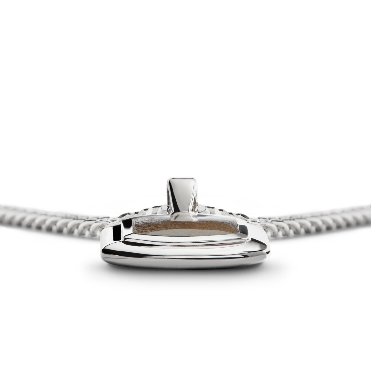 Petoskey Tag Necklace - Sterling Silver