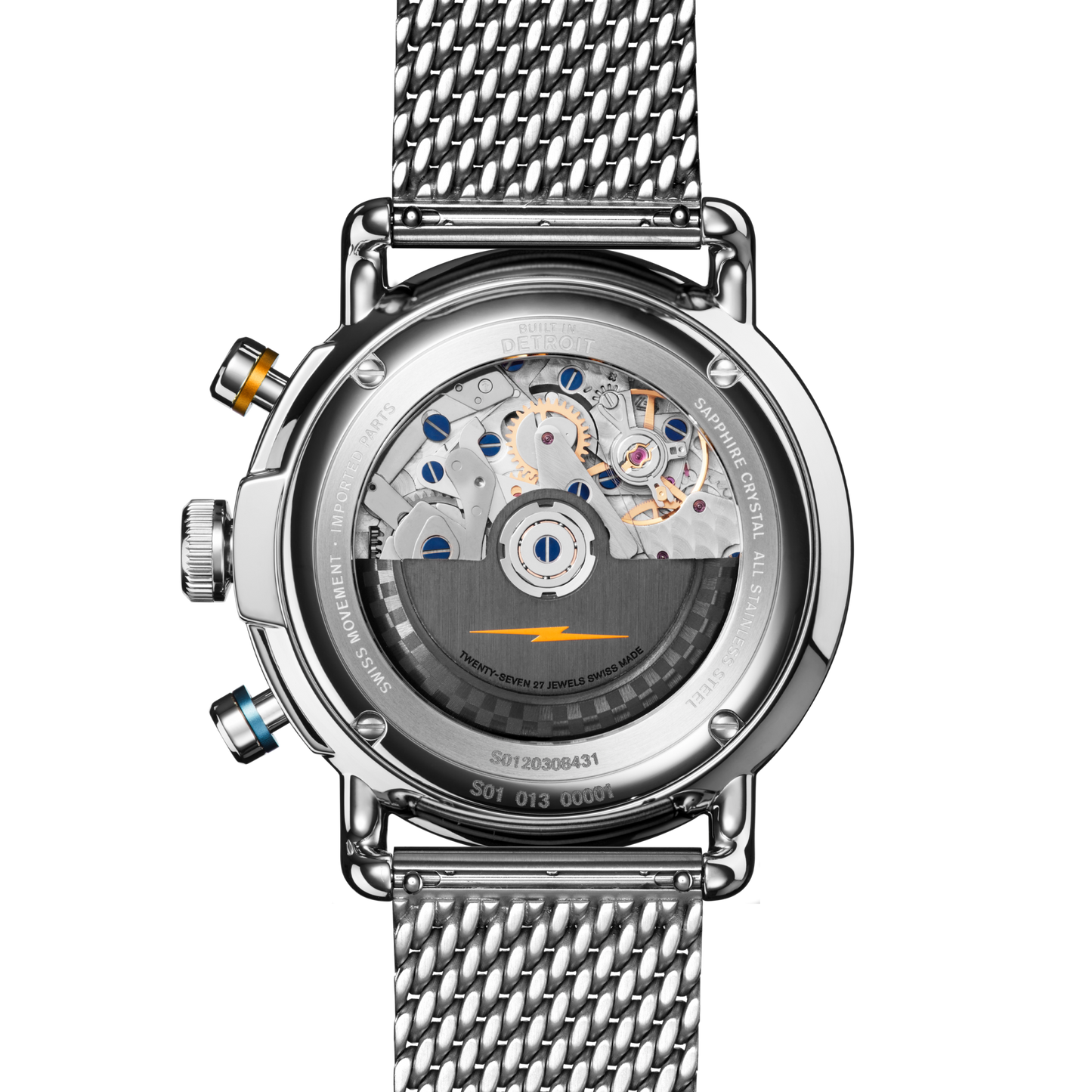 Canfield Speedway Open Road Automatic Chronograph Watch - Blue