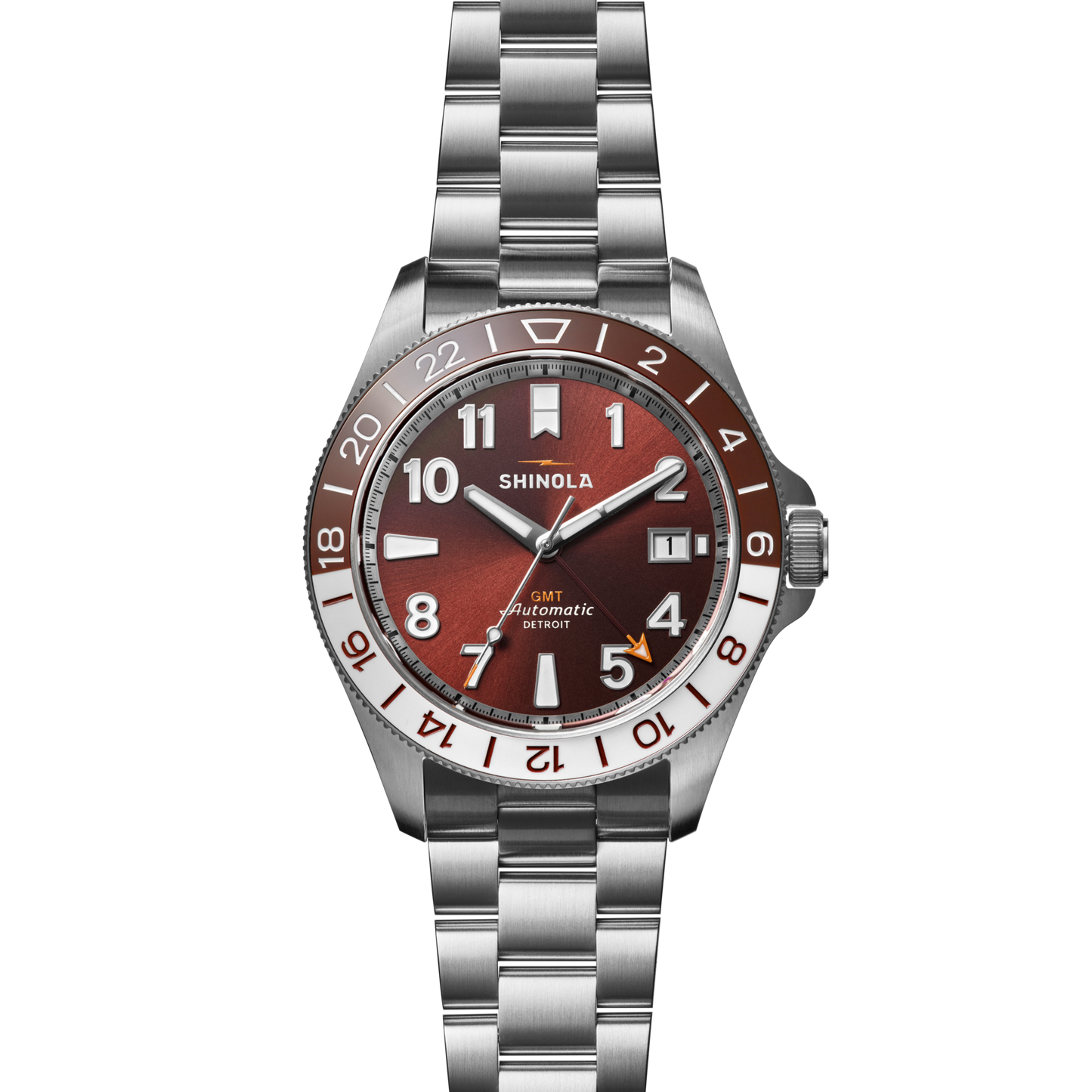 Monster GMT Automatic Watch - Whiskey