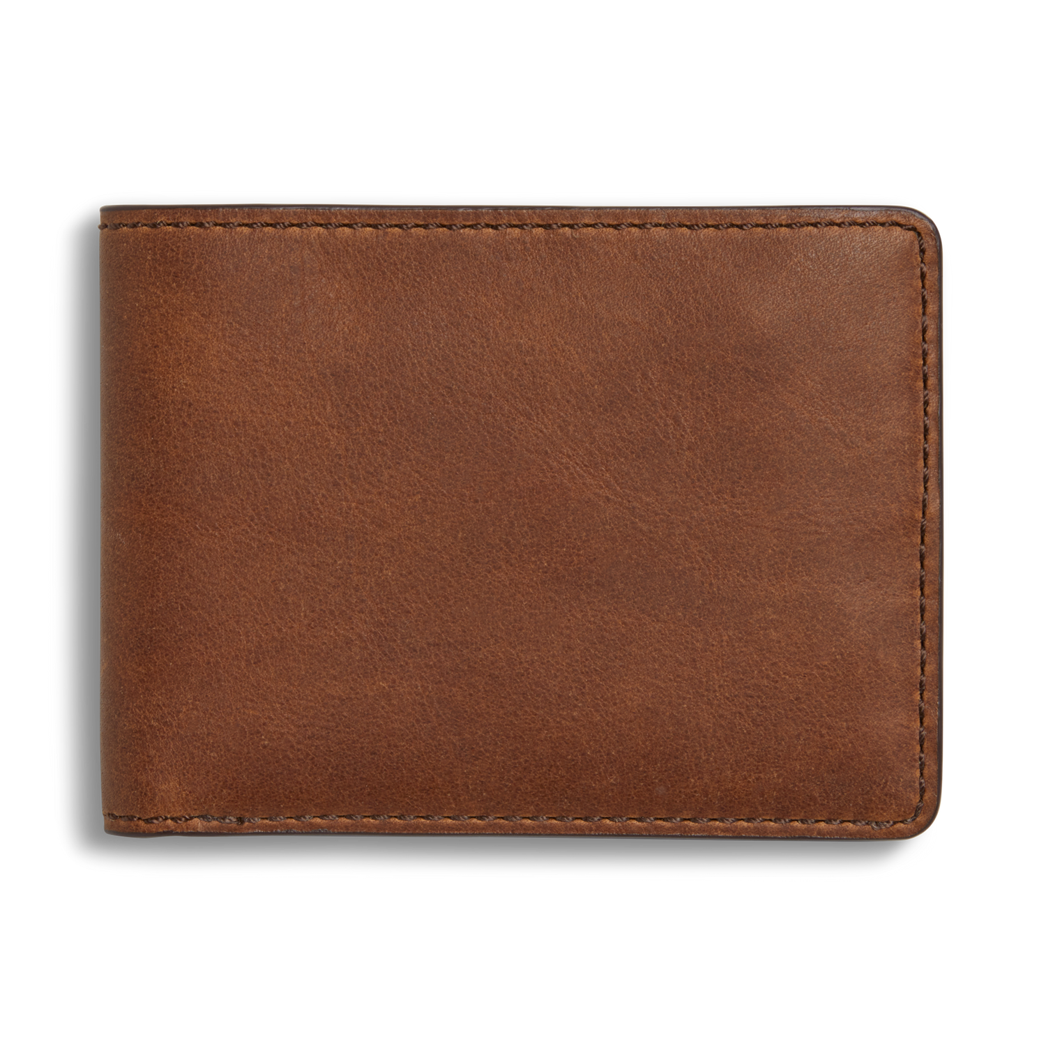 Slim Bifold Wallet - Medium Brown