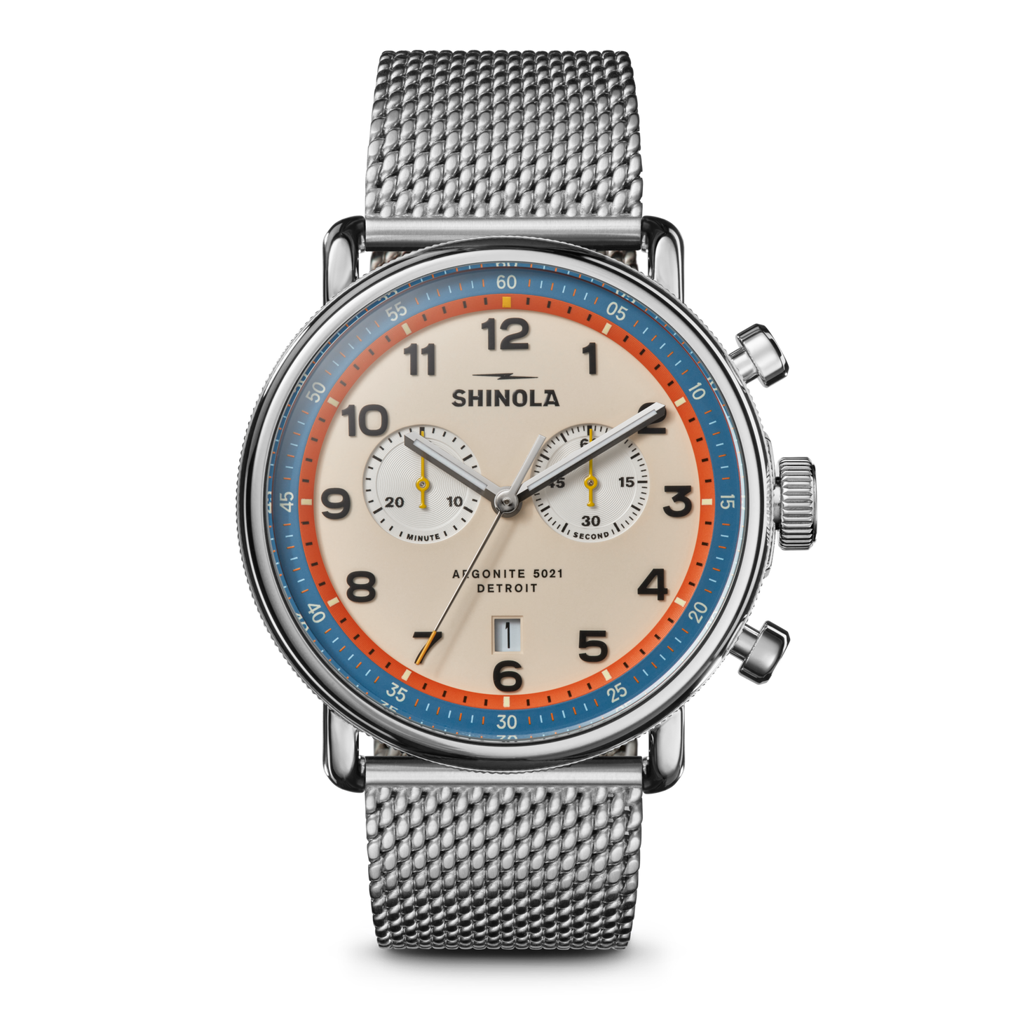 Canfield C56 Chronograph Watch - Cream