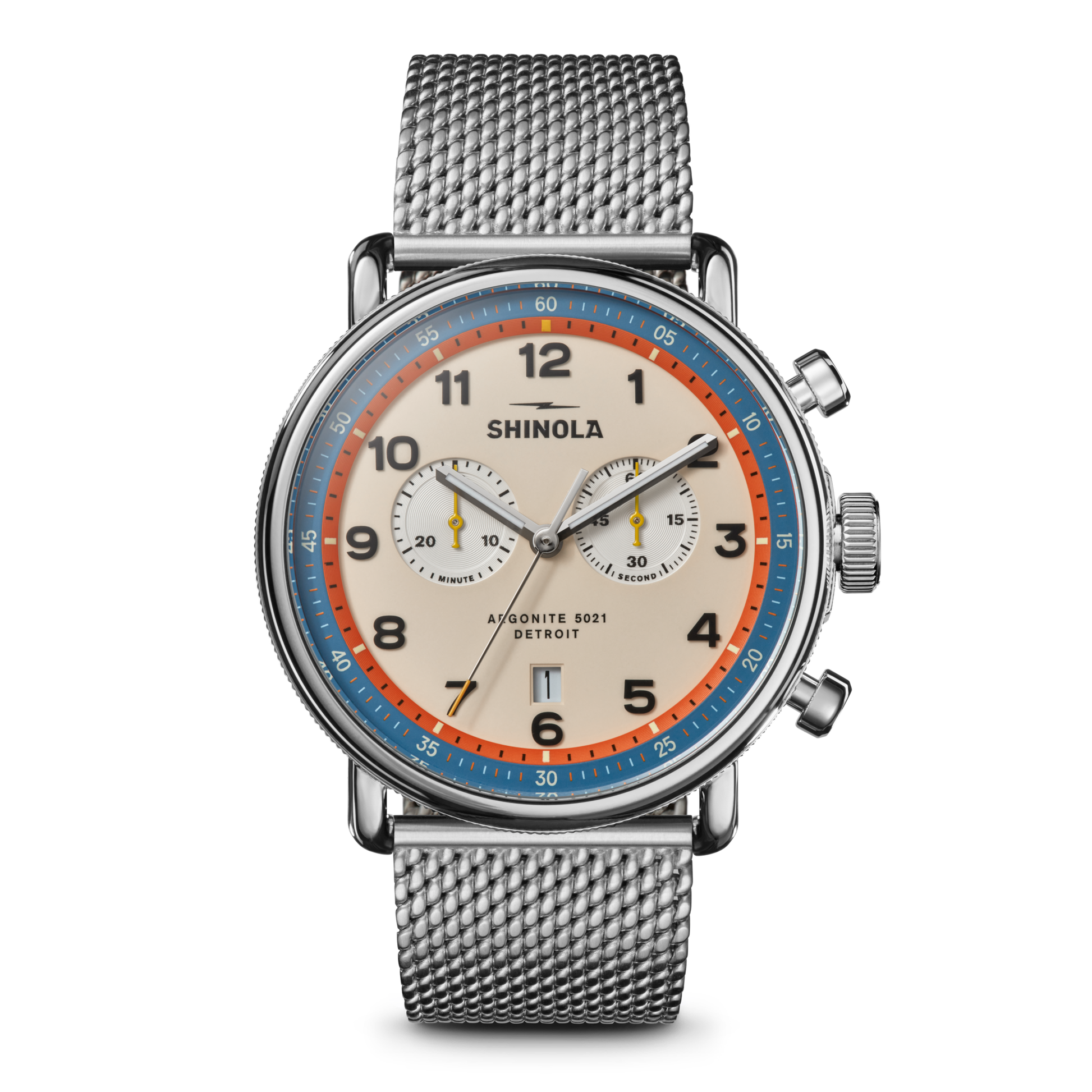 Canfield C56 Chronograph Watch - Cream