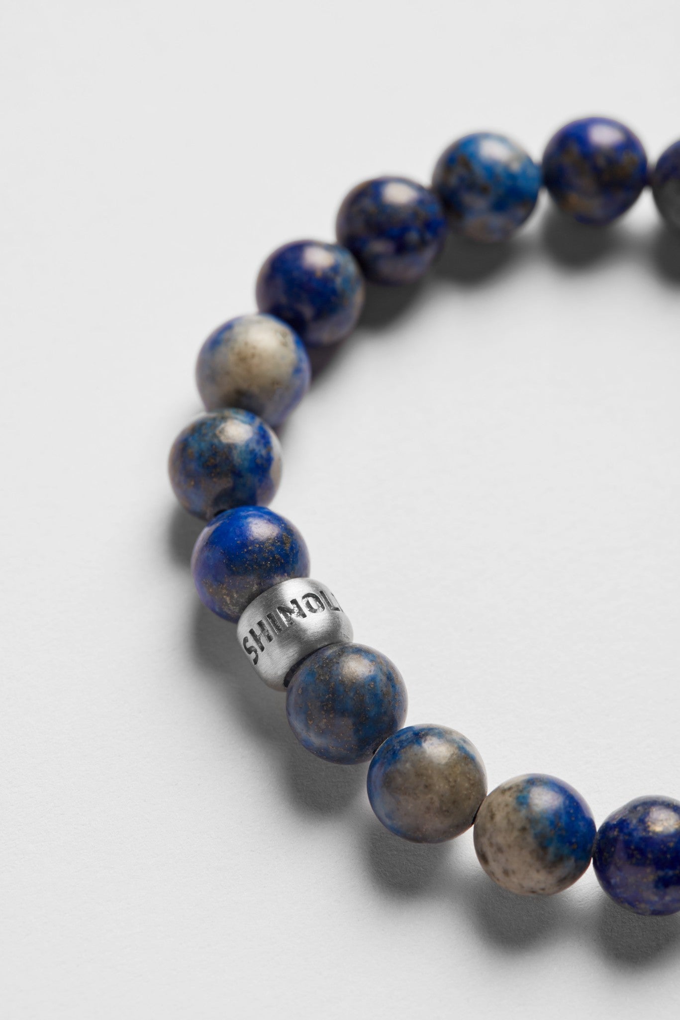 8mm Beaded Lapis Bracelet - Lapis