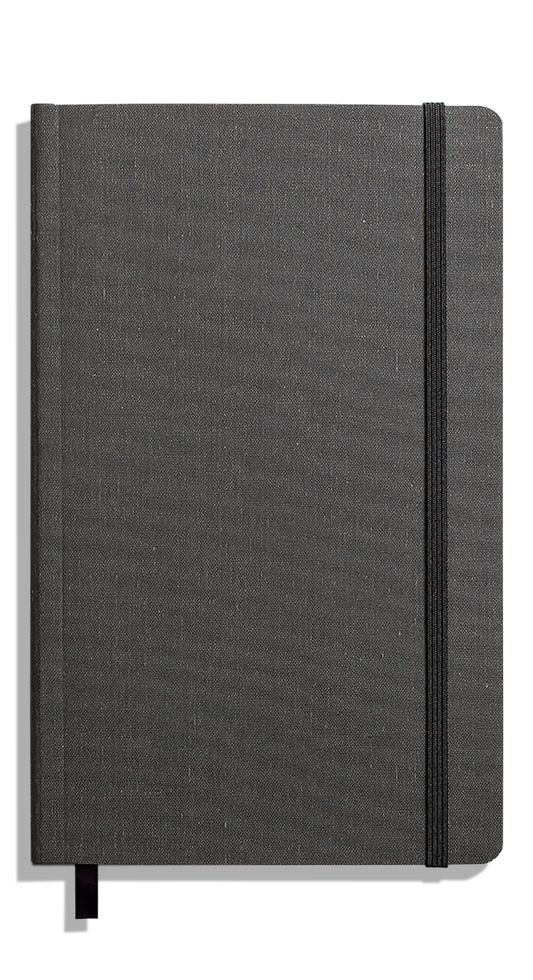 Medium Soft Ruled Journal - Charcoal