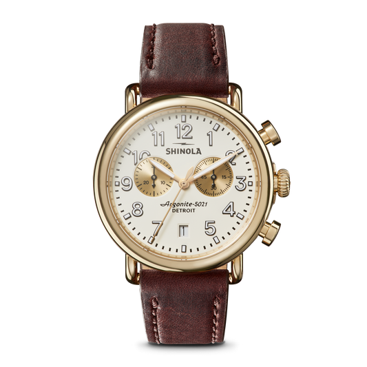 Runwell Chronograph Watch - Ivory