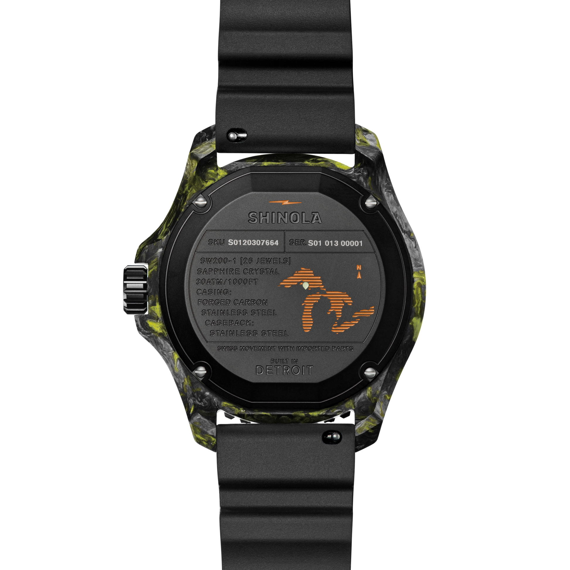 Forged Carbon Monster Watch