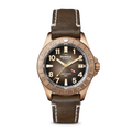 Bronze Monster GMT Automatic Watch - Dark Brown Degrade