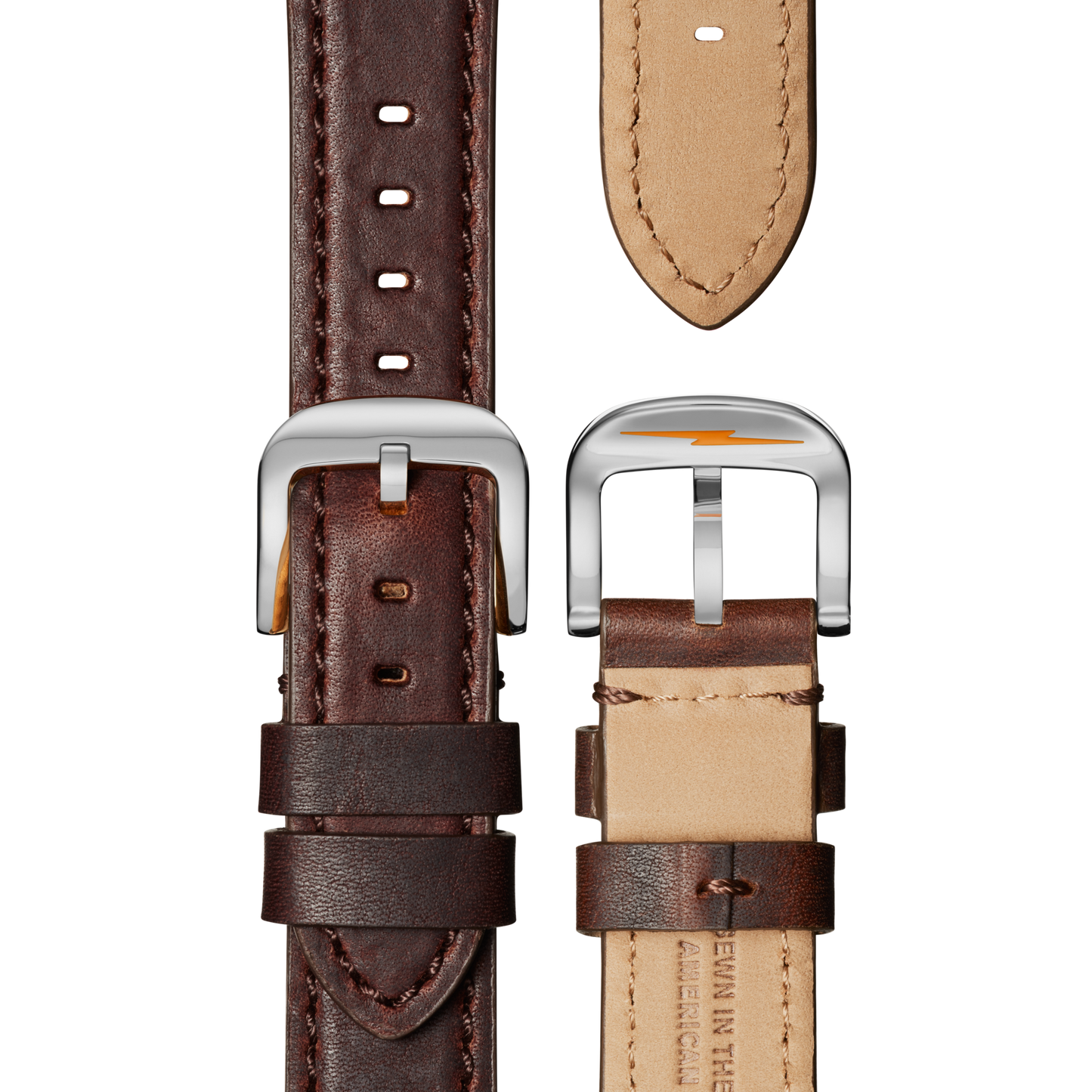 Canfield Chronograph Watch - Cattail Leather Strap
