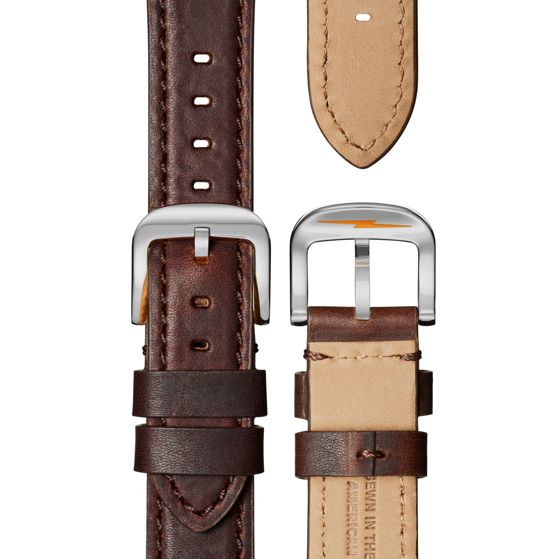 Canfield Chronograph Watch - Cattail Leather Strap