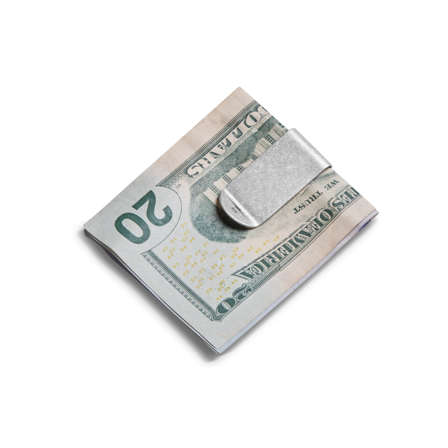 Engravable Money Clip - Sterling Silver