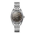 Diamond Derby Watch - Black Mother of Pearl