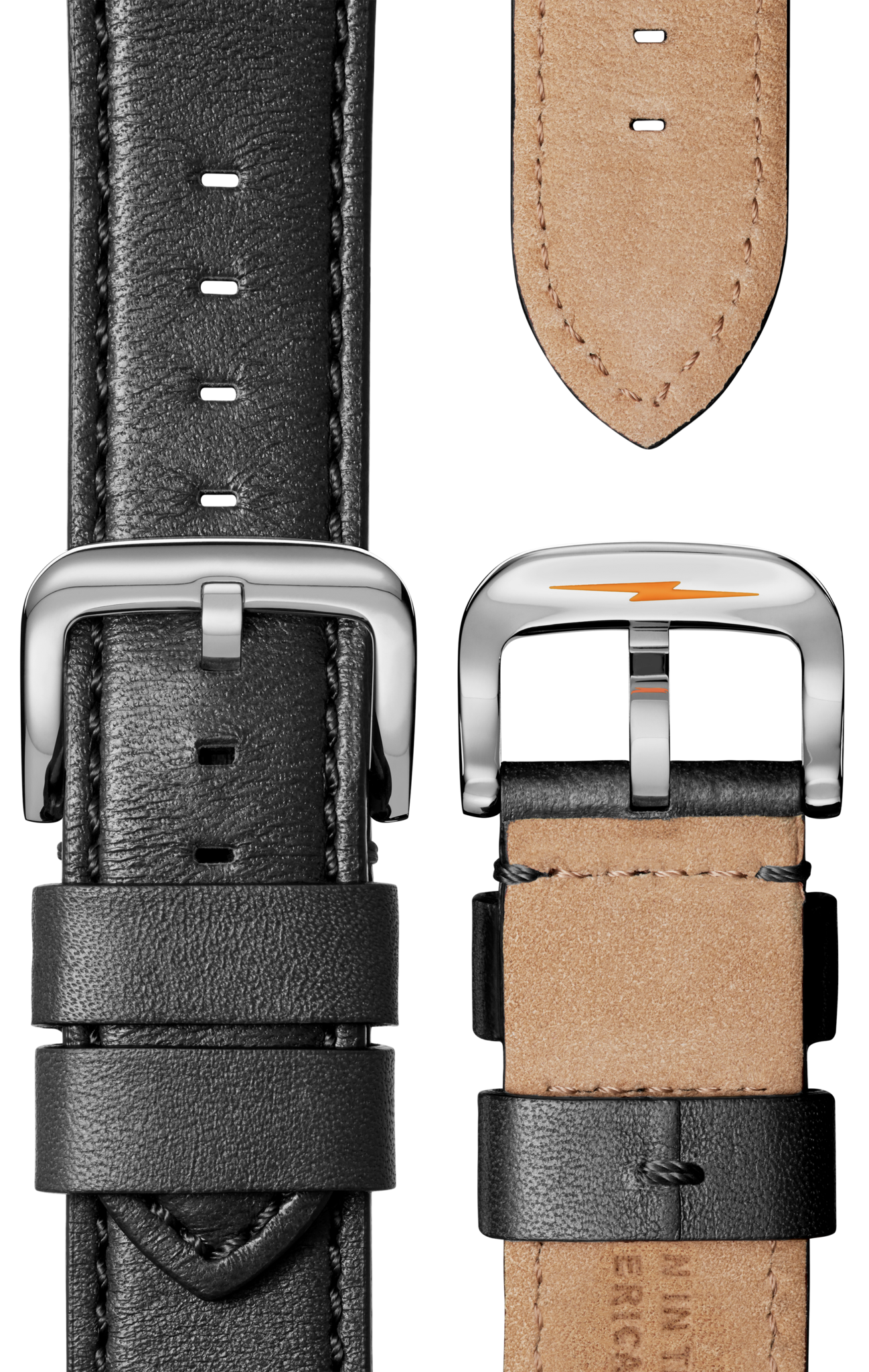 Runwell Chronograph Watch - Glossy Black