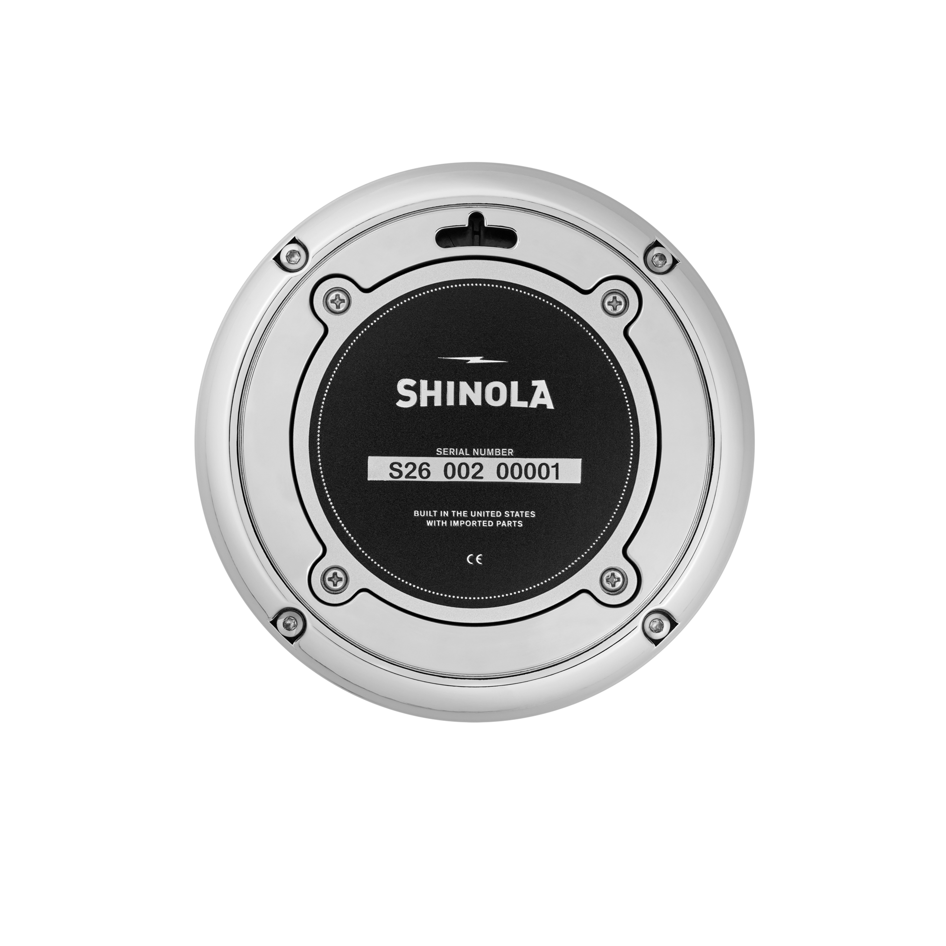 6" Runwell Clock - Black