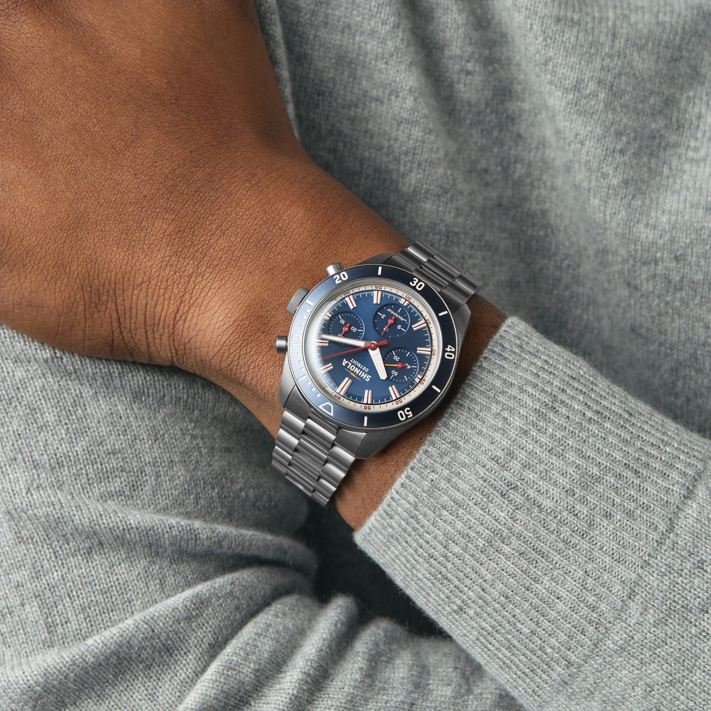 Mooncraft Monster Chronograph Watch - Sea Blue