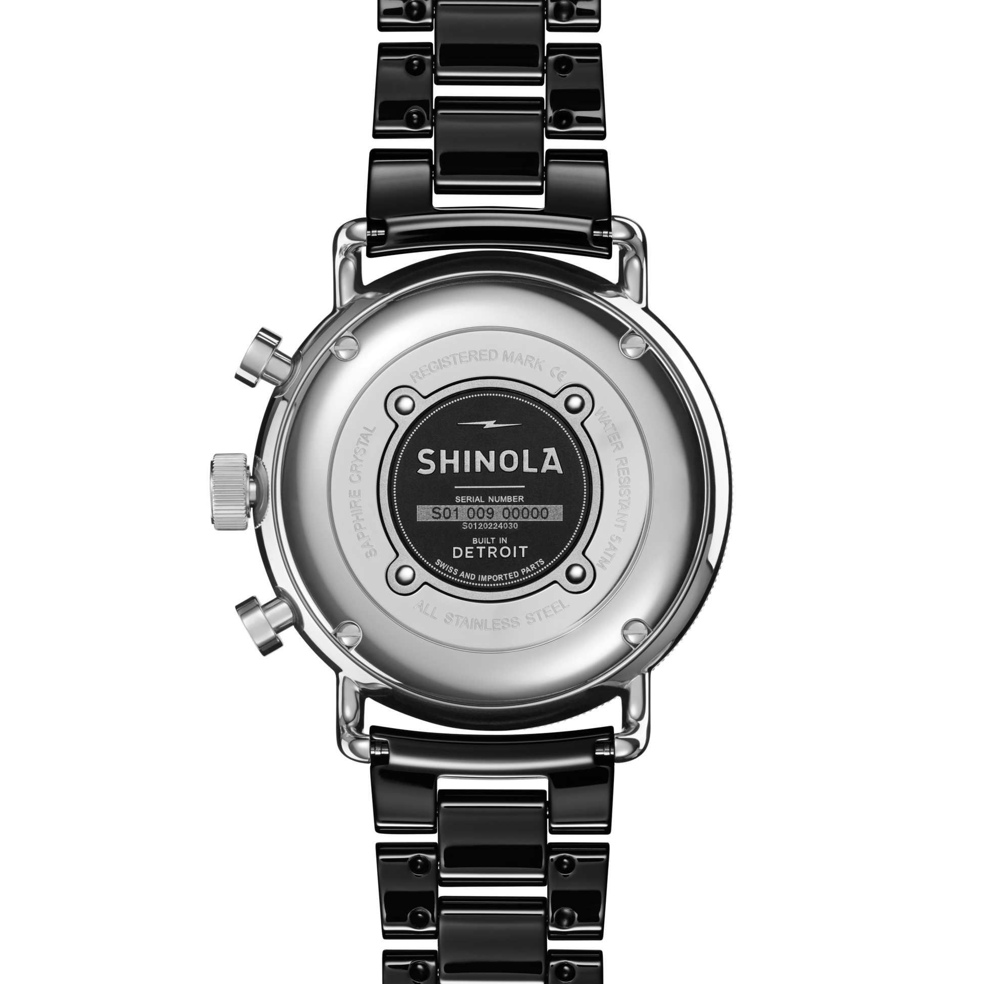 Canfield Sport Chronograph Watch - Black