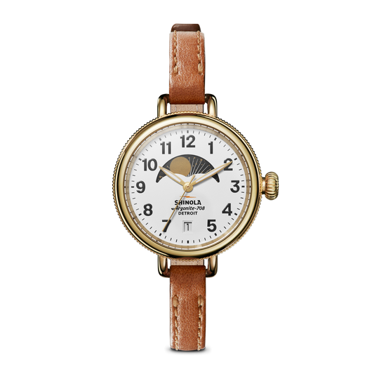 Birdy Moon Phase Watch - White