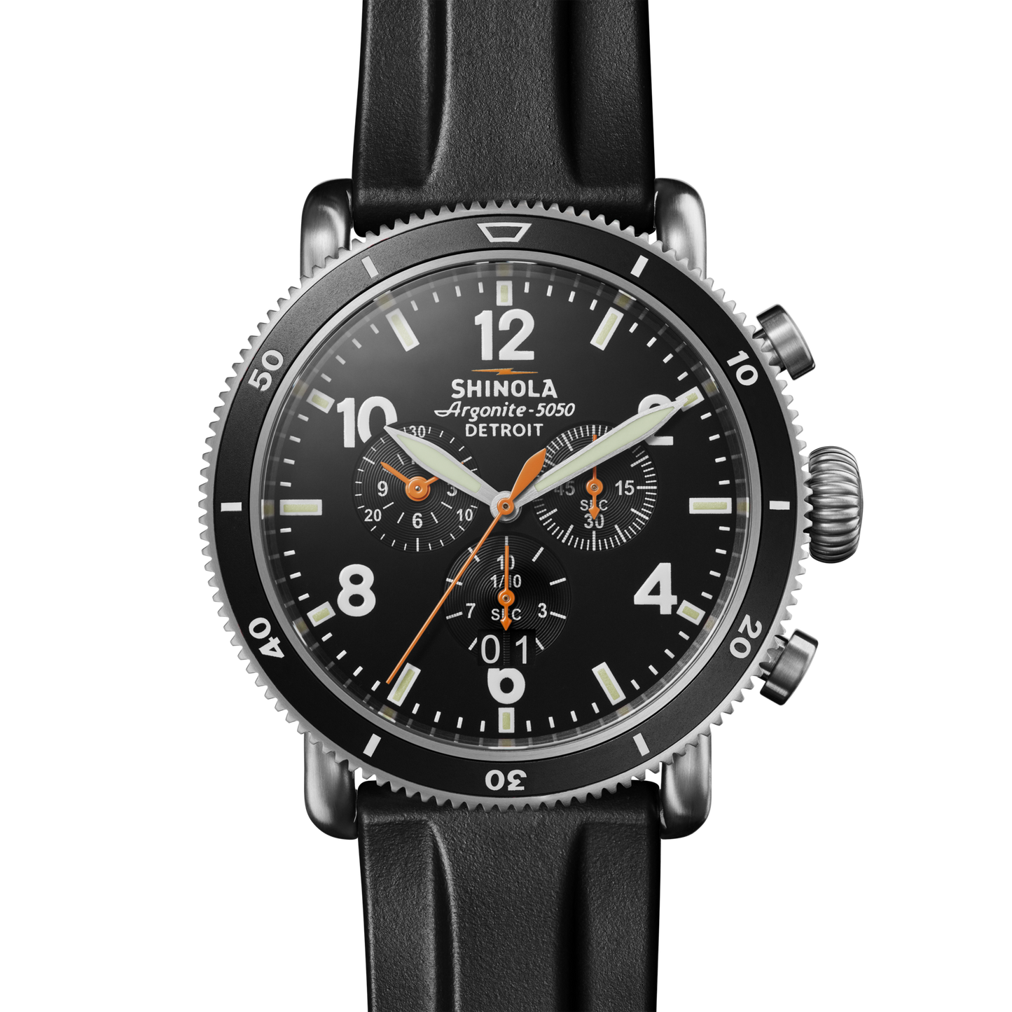 Runwell Black Blizzard Watch - Black