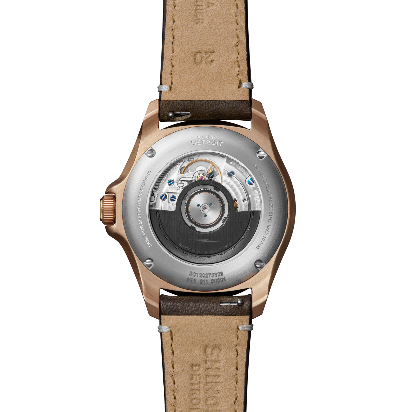 Bronze Monster GMT Automatic Watch - Dark Brown Degrade