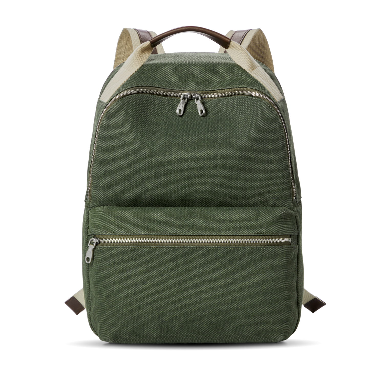 Runwell Canvas Backpack - Olive