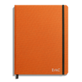 Large Hard Ruled Journal - Bold Orange