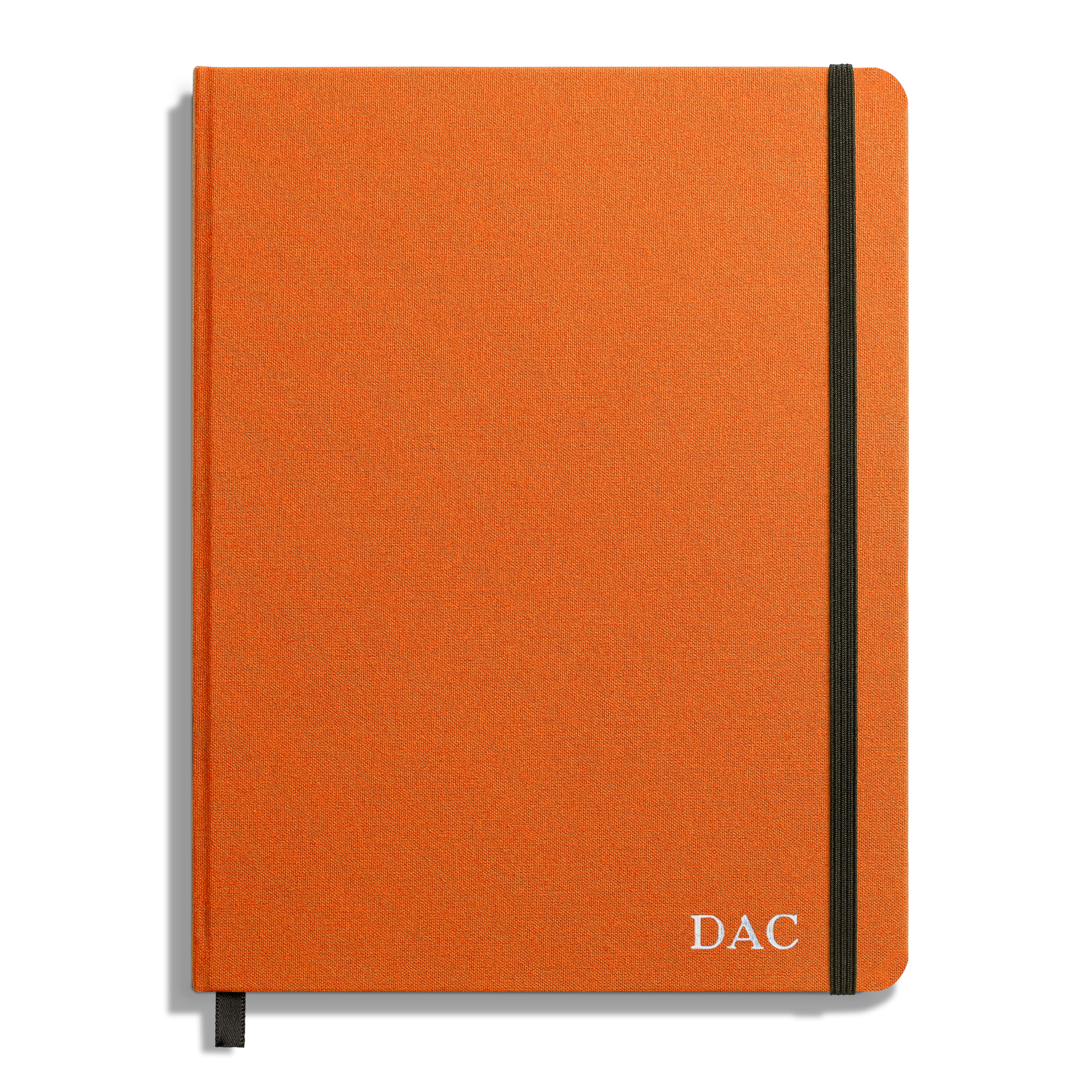 Large Hard Ruled Journal - Bold Orange